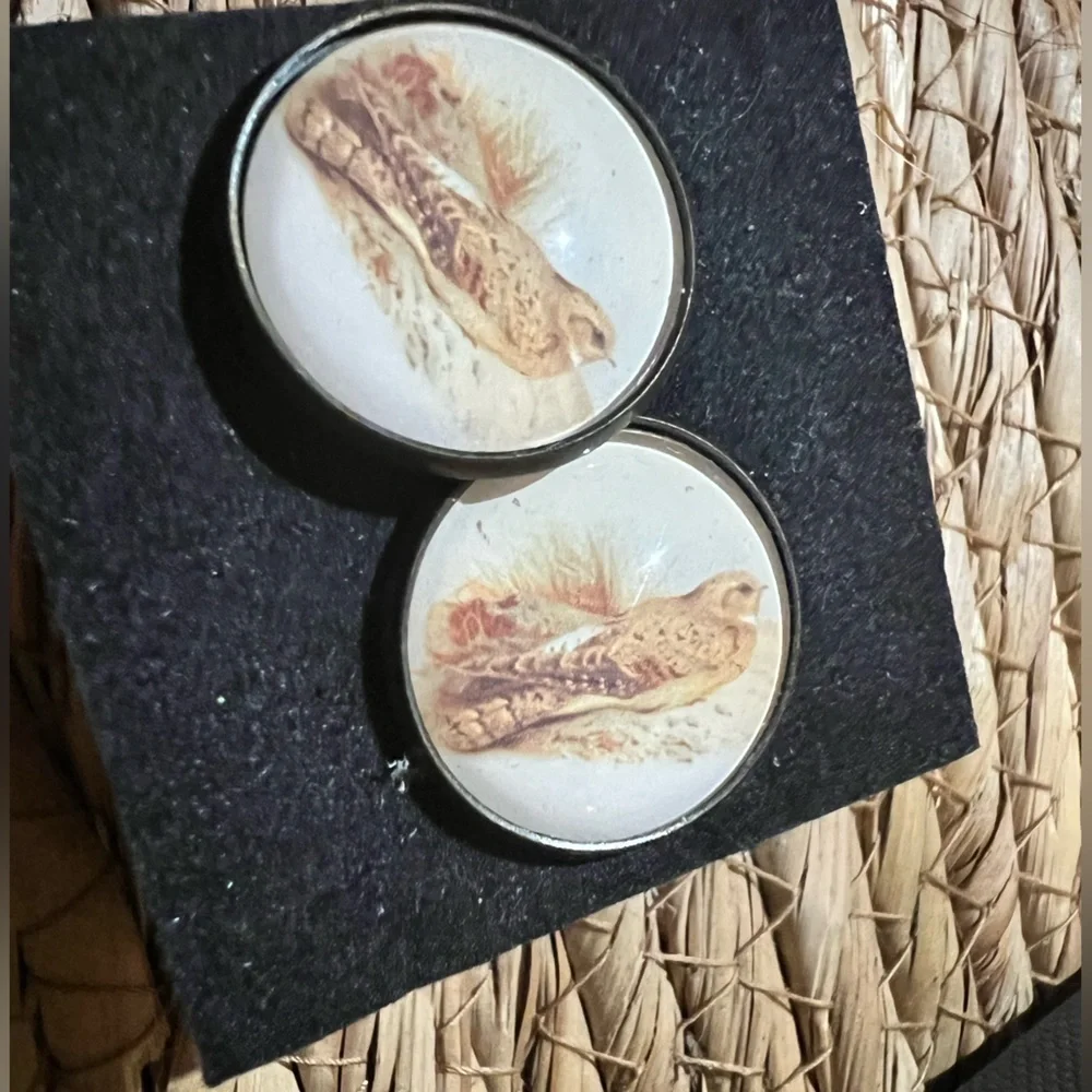 Pheasant Cuff Links